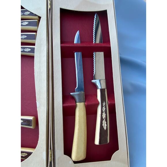 VTG Sheffield English Cutlery Presentation Set 14 of 19 Pcs one knife w no leafs - Picture 7 of 16